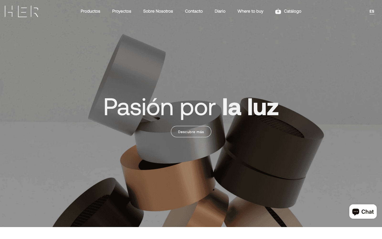 Her Lighting — B2B · quote builder arquitectónico