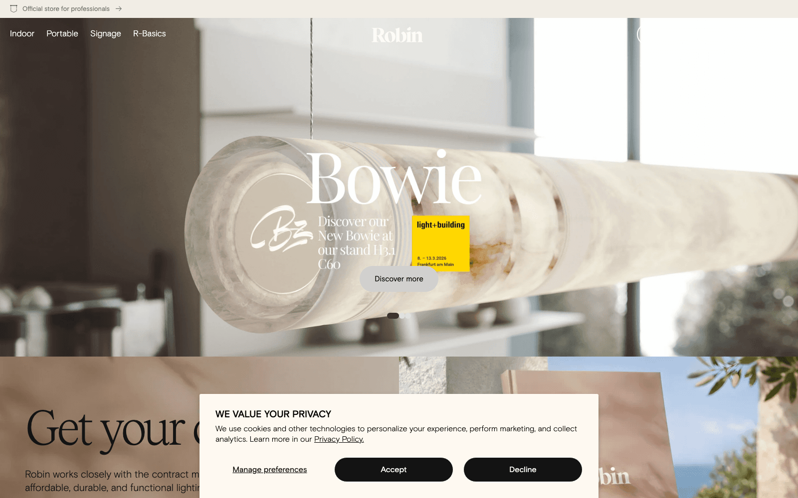 Robin Lamps — Shopify · ES · EN · FR