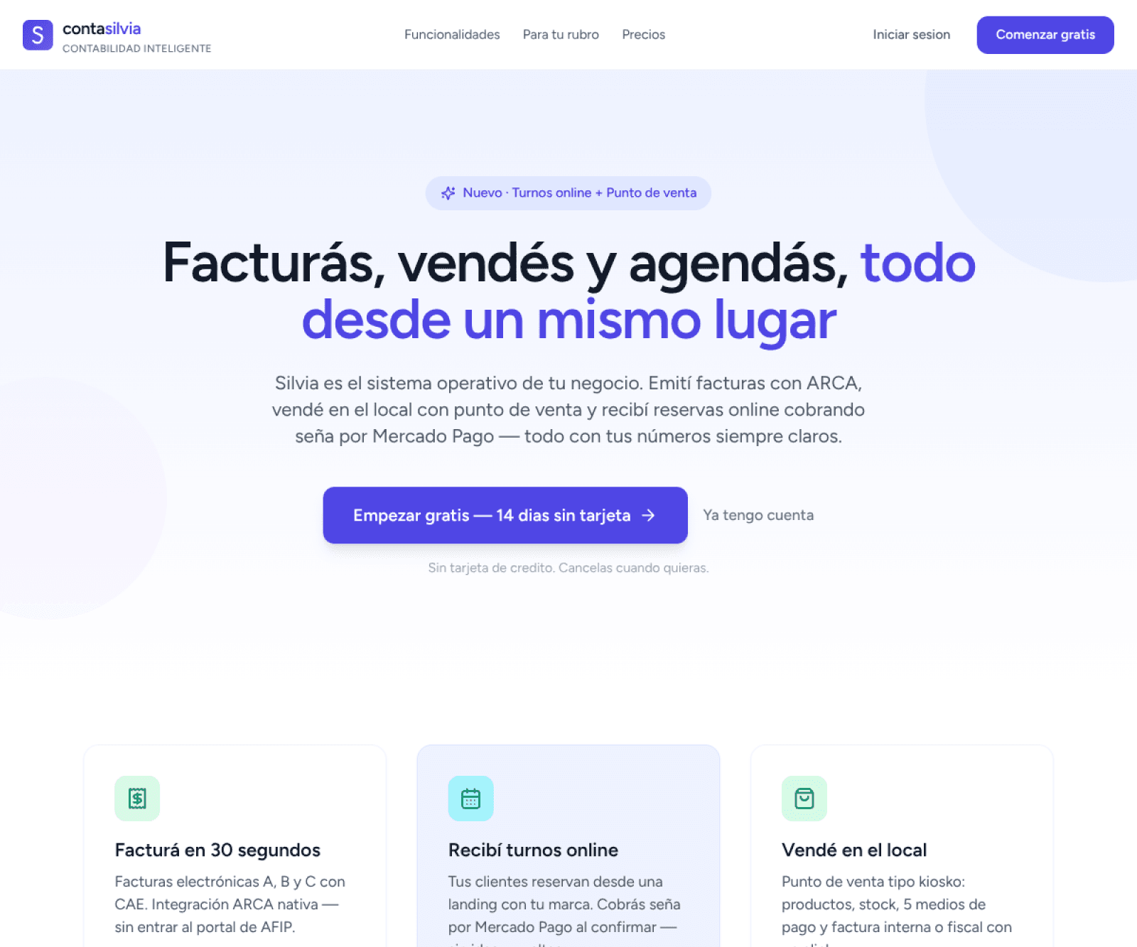 Conta Silvia — Sistema operativo para tu negocio